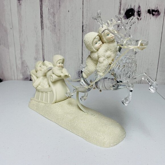 2001 Dept 56 Snowbabies Up Into The Stars Limited Collectors Edition 56.69169 - Picture 5 of 9